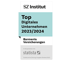 Aktuelle Auszeichnung: Die Barmenia gehört zu den TOP Digitalen Unternehmen!